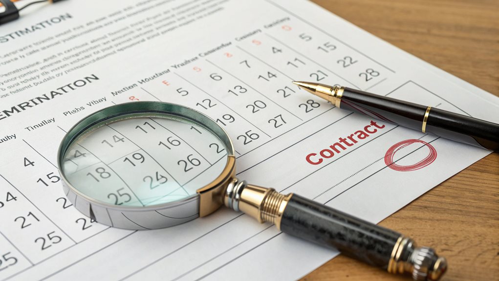 contract duration and termination